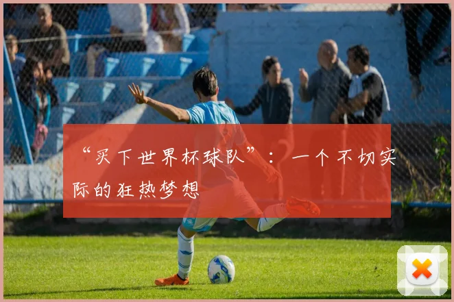 “买下世界杯球队”：一个不切实际的狂热梦想