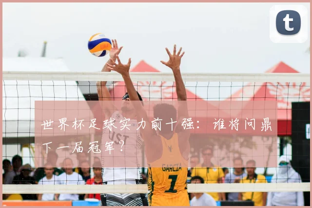 世界杯足球实力前十强:谁将问鼎下一届冠军?